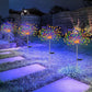 📢📢50% DESCONTO!! ⏰Luzes de jardim solares impermeáveis IP65 com fogos de artifício | 90 LEDs | Candeeiro decorativo para pátio exterior DIY ✨