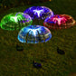 🔥COMPRE 1 E LEVE 2 (PACOTE COM 2)🔥Luminária Solar Impermeável para Jardim com Efeito de Água-viva e Mudança de Cor