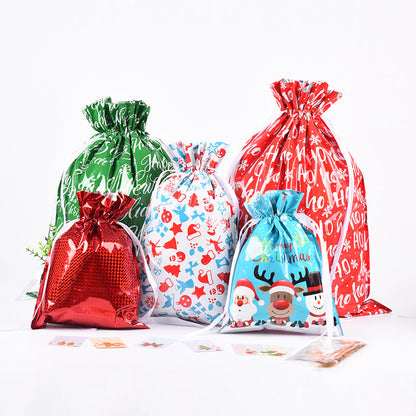 🏆Mais de 50 mil vendidos! 🔥Promoção de Natal com 50% de desconto🎅Sacos de Natal com fecho de cordão (Biodegradáveis)🎁