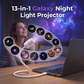 🌌 50% DESCONTO AGORA! 💫 Candeeiro USB com projeção de céu estrelado – 13 discos de filme intercambiáveis e haste flexível – perfeito para o quarto ✨