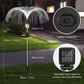 🔥COMPRE 1 E LEVE 2 (PACOTE COM 2)🔥Luminária Solar Impermeável para Jardim com Efeito de Água-viva e Mudança de Cor
