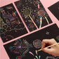 🔥Grande Promoção de Natal🌈✍️Papel Raspável Mágico Arco-Íris