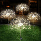 📢📢50% DESCONTO!! ⏰Luzes de jardim solares impermeáveis IP65 com fogos de artifício | 90 LEDs | Candeeiro decorativo para pátio exterior DIY ✨