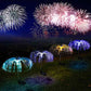🔥COMPRE 1 E LEVE 2 (PACOTE COM 2)🔥Luminária Solar Impermeável para Jardim com Efeito de Água-viva e Mudança de Cor