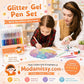 ✨Oferta especial do último dia: apenas 15,99€!! ⚡Mais de 50.000 unidades vendidas! 🎁Conjunto de Canetas de Gel com Glitter