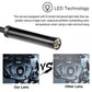 🔍 49% DE DESCONTO! ✨ ENDOSCÓPIO 3 EM 1 - 2,0 MP HD com 6 luzes LED, à prova de água IP67, compatível com smartphones para inspeções domésticas e projetos de bricolage 📱🛠️