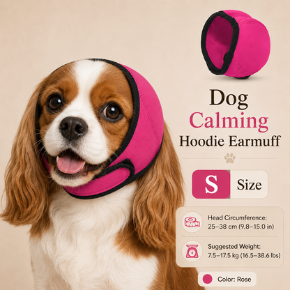🐶Protetor de Ouvidos Impermeável e Relaxante para Cães | Acalma Instantaneamente os Cães Ansiosos – Proteção com Cancelamento de Ruído para Fogos de Artifício e Trovões