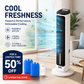 🌬️✨ Ventilador Turbo Portátil de Mesa – Resfriamento potente e silencioso para escritório e casa