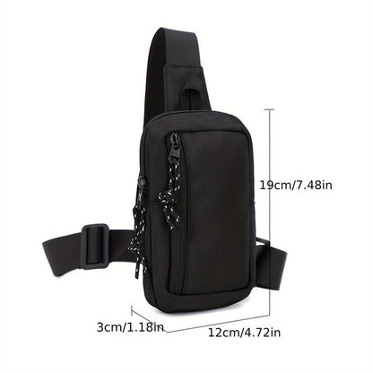 🎒OFERTA POR TEMPO LIMITADO: 50% DE DESCONTO💥Mochila Transversal Urbana Masculina – Minimalista, Resistente à Água e Leve✨