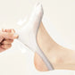 👠Compre 1 par e leve 4 pares👠Meias invisíveis antiderrapantes de silicone