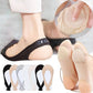 👠Compre 1 par e leve 4 pares👠Meias invisíveis antiderrapantes de silicone