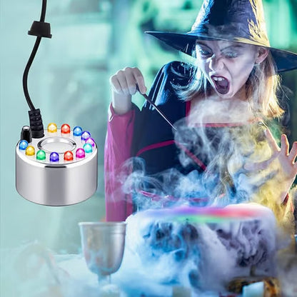 ⚡🎃🔥Nebulizador ultrassónico com 12 luzes LED