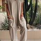 💕Solid Color Jumpsuit, Simple But Not Simplistic.