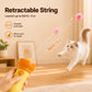 🐱🎯 Varinha Elétrica para Gatos 2026 – Brinquedo Automático Retrátil com Lança-bolas de Peluche