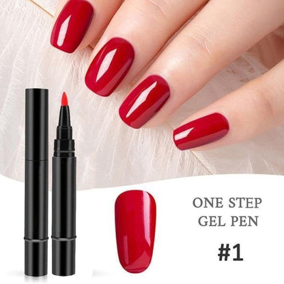 (💝PROMOÇÃO IMPERDÍVEL - 50% DE DESCONTO) Caneta de Gel para Unhas em Um Passo✅Ecológica e Sem Sabor