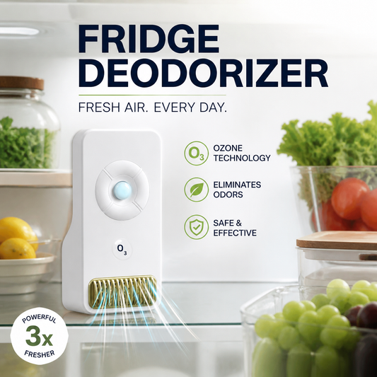 🥳Produto mais vendido de 2026🥳💞 Mais de 50.000 unidades vendidas! 🔋🧊 50% de desconto! Desodorizador eletrónico para frigorífico – A tecnologia de ozono e iões negativos remove eficazmente odores, carregamento USB – sem necessidade de filtro! 🛡️✨