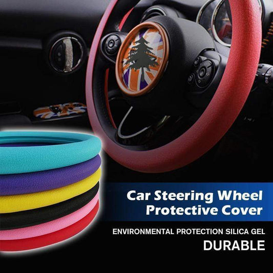 🎉 Promoção 2026 — Mais de 19.000 unidades vendidas! 🚗🖐️ Cansado de volantes pegajosos e desgastados? Esta capa de silicone proporciona uma aderência suave e texturizada, protege o seu volante e é instalada sem ferramentas — em segundos. 🏠