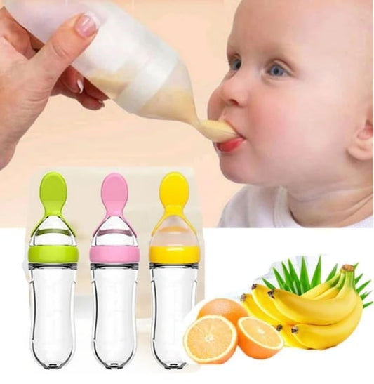 Promoção imperdível 👼Mamadeira de colher para bebé flexível