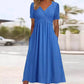 👗✨ Vestido Feminino Elegante com Decote em V – Confortável, Versátil e Perfeito Para Todas as Ocasiões