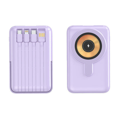 ⏳Oferta Especial por Tempo Limitado🔋Power Bank Magnético Sem Fios de 10000mAh com Carregamento Rápido e Suporte para Telemóvel