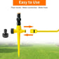 🏡COMPRE 1 E LEVE OUTRO GRÁTIS✨Sistema de Irrigação Automática com Rotação de 360° para Jardim, Gramado e Pátio