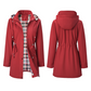 🔥Último dia da promoção: 50% de desconto🧥Casacos trench coat femininos impermeáveis com capuz