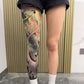 🔥Experiência emocionante sem danos🔥Manga de perna elástica com estampa de tatuagem
