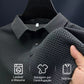 Camiseta Masculina de Seda Gelada para o Verão