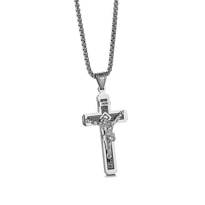 🎅Promoção Imperdível: 50% de desconto🔥 Colar com pingente de cruz, delicado e de elegância atemporal