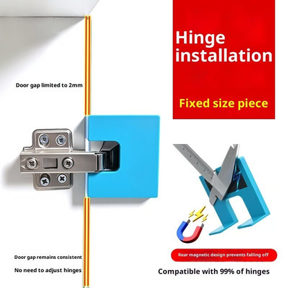 🚪 קנו 3 וקבלו 2 נוספים! ✨ EASY HINGE MATE - כלי להתקנת דלתות מתכוונן, עיצוב אוניברסלי להתקנה מהירה, כולל את כל המתאמים הדרושים 🔩🏠