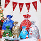 🏆Mais de 50 mil vendidos! 🔥Promoção de Natal com 50% de desconto🎅Sacos de Natal com fecho de cordão (Biodegradáveis)🎁