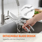 🚰✨ Totalmente desmontável, limpeza profunda! Chega de gordura, tesoura para aves resistente!