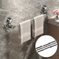 🛁✨ Light Luxury No-Punch - Barra de toalha com ventosa retrátil