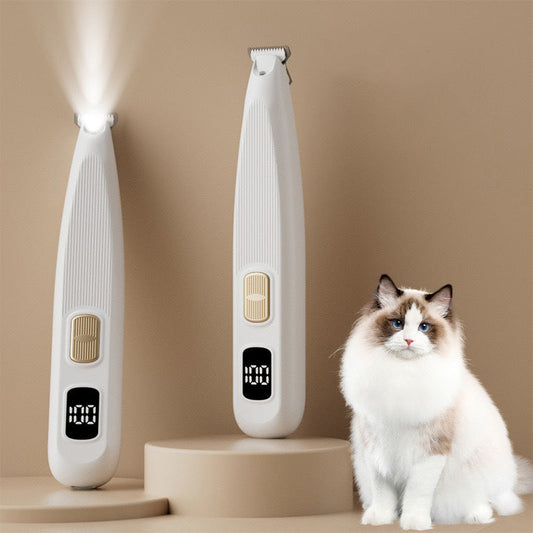 🐾Barbeador Elétrico para Pets: Seguro e Prático com Luz LED!💖