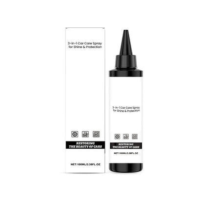 ✨Último dia de promoção: 50% de desconto✨ Spray 3 em 1 para cuidados com o carro, proporcionando brilho e proteção