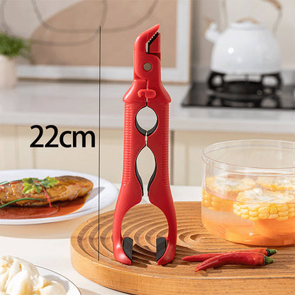 🍽️ COMPRE 2 GANHE 1 GRÁTIS! 🔒 Braçadeira de tigela e prato de silicone 3 em 1 – pega antiderrapante para armazenamento de alimentos, economiza espaço e ajudante de cozinha 🎁✨