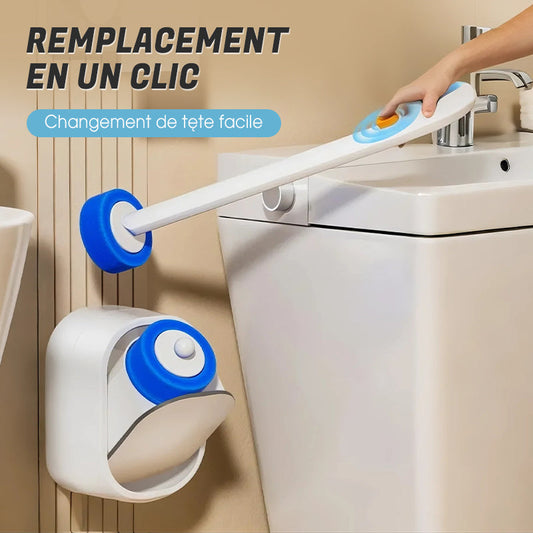 🔥Novidades de 2026: 50% de desconto por tempo limitado!🔥Escova de vaso sanitário descartável com cabeça substituível