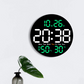 💎 -50% DESCONTO EM RELÓGIO DIGITAL LED GRANDE! 💎 Apresenta hora, data, temperatura e humidade + comando para casa e escritório 🕒