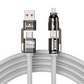 🔌Aproveite já 50% de desconto! Cabo de carregamento rápido 4 em 1 de alta potência, cabo de carregamento multi-interface PD de 240 W, USB-A/USB-C para Type-C/Lightning