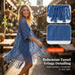 🥳Sucesso de Vendas de 2026🥳💞 Mais de 50.000 unidades vendidas! 👗🌿 50% de desconto! Cardigã feminino de tricô – Tecido de tricô respirável com barra desfiada. Caimento excelente, valorizando a silhueta. 🌊✨