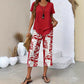 👚 50% DE DESCONTO AGORA! 🔥 Conjunto Blusa Gola Redonda Solta e Calça Pantalona – Tecido macio, modelagem fluida e ideal para o dia a dia 🌸
