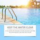 🏊✨ Pastilhas Crystal Clear Para Piscina – Água Cristalina, Sem Manchas e Sem Esforço