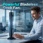 🌬️✨ Ventilador Turbo Portátil de Mesa – Resfriamento potente e silencioso para escritório e casa