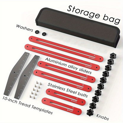 🔥50% OFF📏Adjustable Stair Tread Template Tool Set