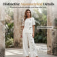 🔥🔥New arrivals-Women's Casual Top & Wide-Leg Pants 2-Piece Set