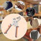 🛠️ DESCONTO DE 49% POR TEMPO LIMITADO! ✨ Conjunto de alicates para ilhós – Resistentes, completo, para lonas e bricolage 🔩