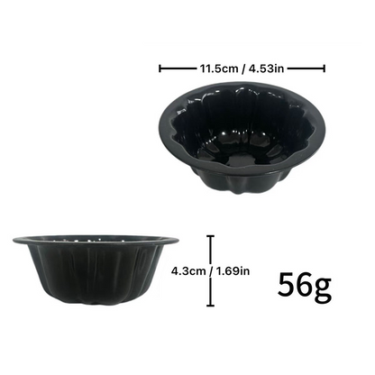 🥳PROMOÇÃO IMPERDÍVEL! Forma em aço carbono em formato de mini abóbora para bolos✨