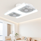 🔥Oferta por tempo limitado - Ventilador de teto LED moderno 2 em 1 com luz integrada