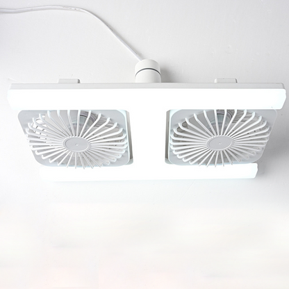 🔥Oferta por tempo limitado - Ventilador de teto LED moderno 2 em 1 com luz integrada
