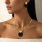 💫 50% DE DESCONTO POR TEMPO LIMITADO! ✨ Conjunto de Joias Geométricas Modernas – Banhado a Ouro, Leve e Elegante 🔶